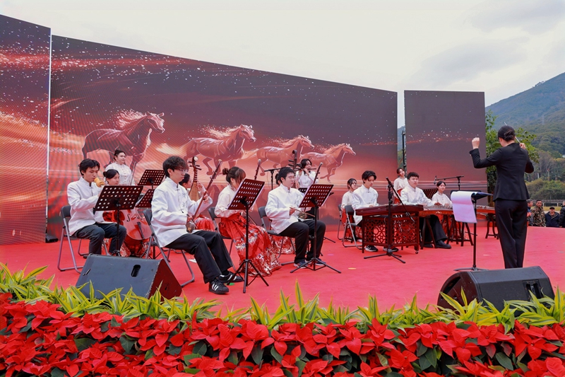 民樂合奏《賽馬》。主辦方供圖