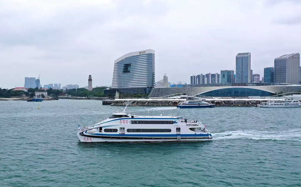 兩岸“小三通”航線開通25周年，累計運送旅客超2350萬人次。主辦方供圖