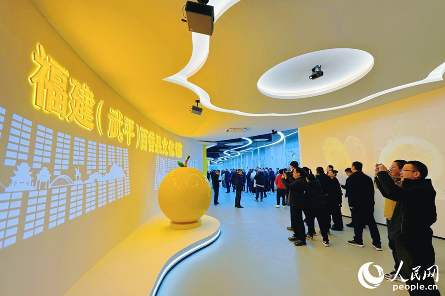 福建（武平）百香果文化馆开馆首日引来众多参观者。人民网记者 李唯一摄