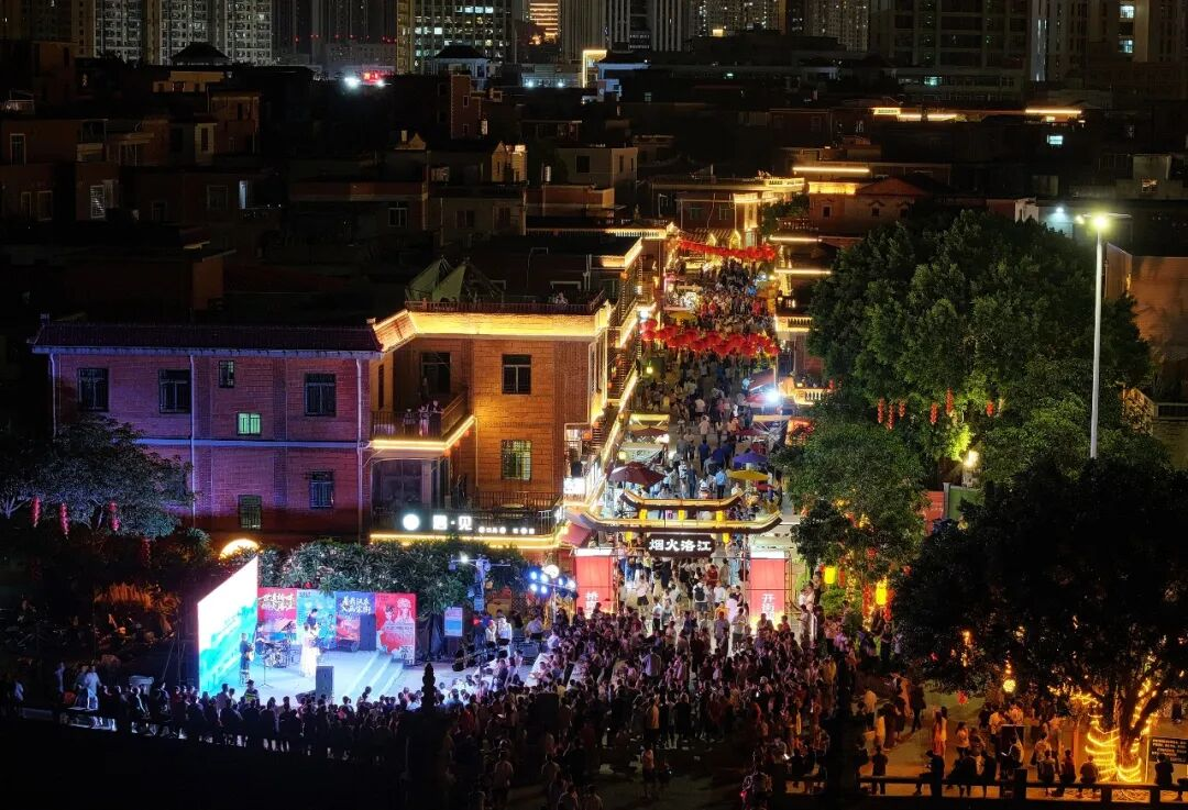 洛江桥南古街夜景