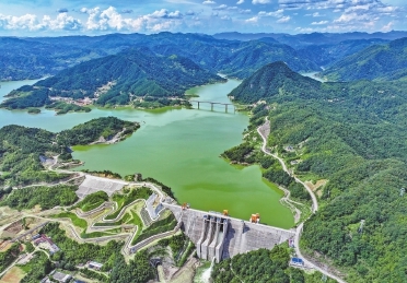 霍口水庫的建成投用，為敖江流域提供了防洪與供水“雙保障”。記者 包華攝