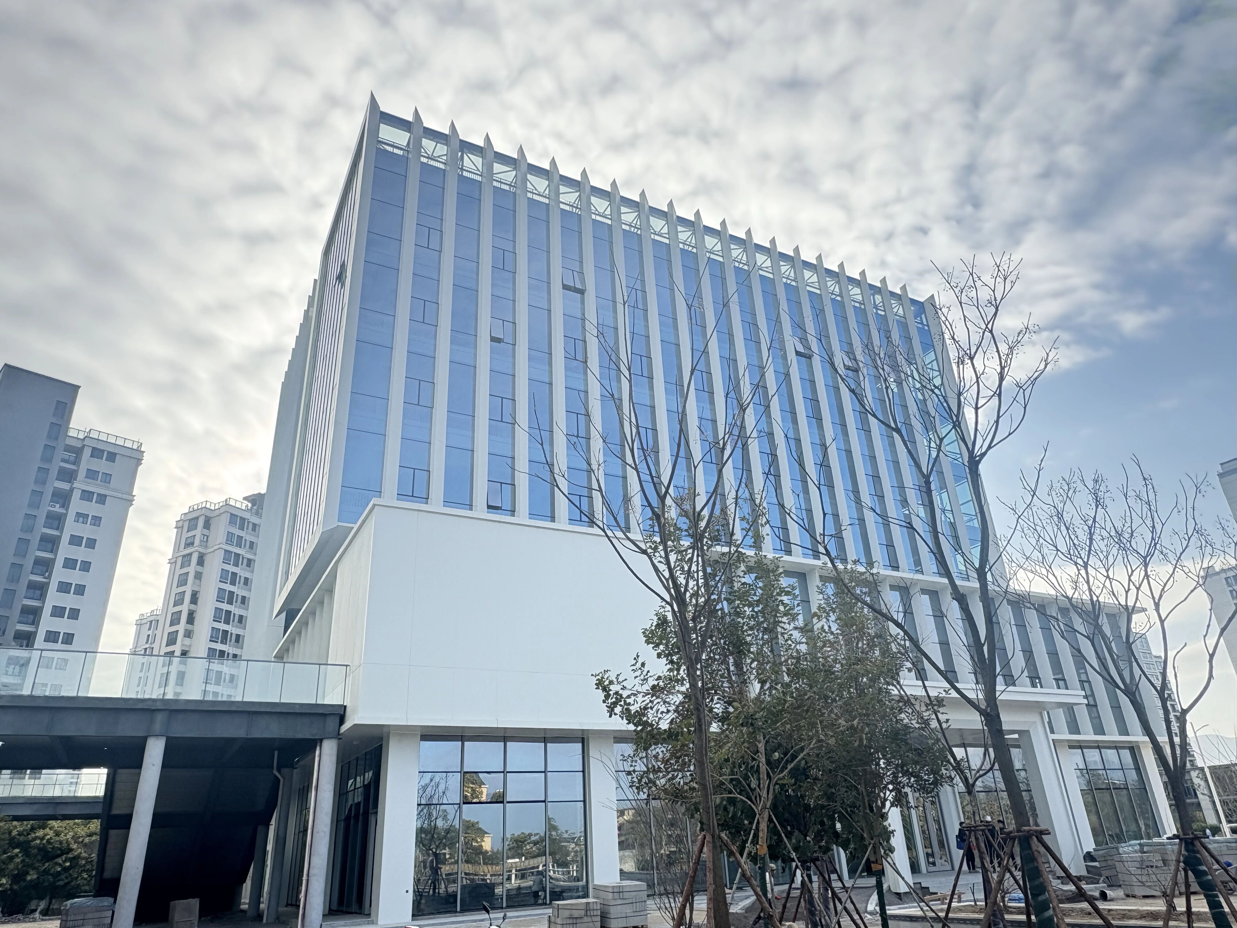 福州新區（長樂區）萬新數字產業園。長樂區融媒體中心供圖