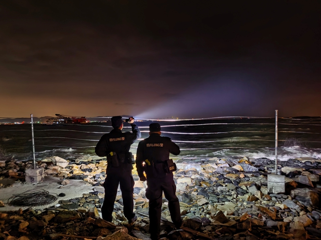 岸线巡查。漳州开发区供图