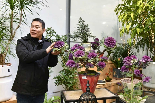 花市现场。黄海摄