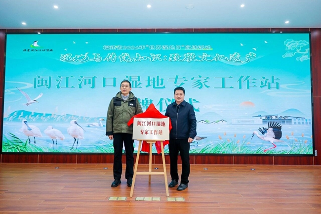 閩江河口濕地專家工作站揭牌
