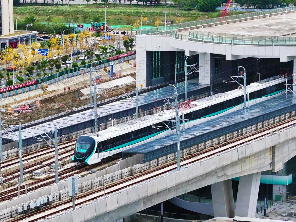 福州地鐵濱海快線。福建省交通運輸廳供圖