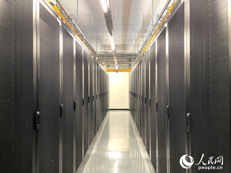 中國聯通福州智﹒雲數據中心機房。人民網記者 陳藍燕攝