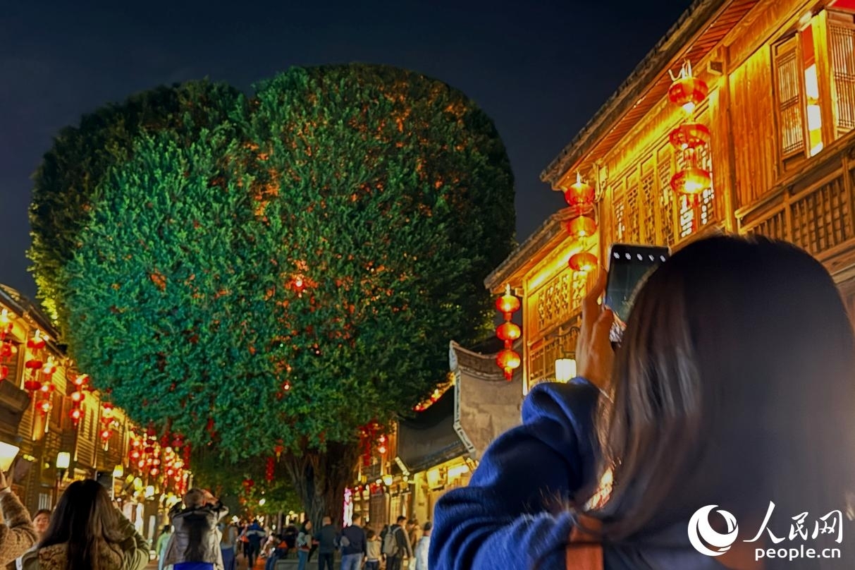 三坊七巷“愛心樹”。人民網 林銘賢攝