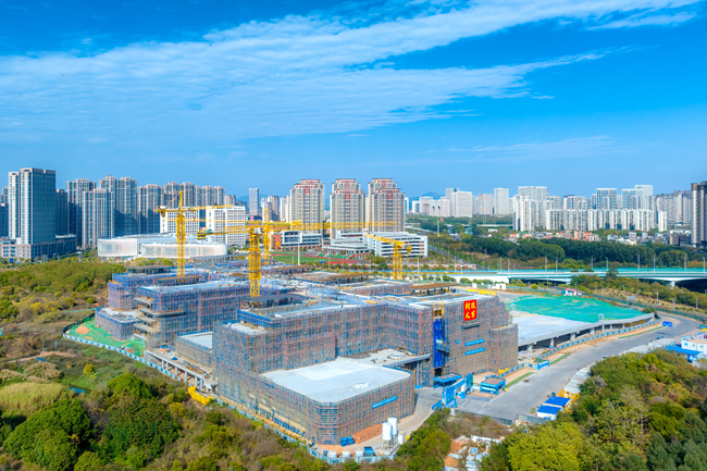 厦门翔安新城第一实验学校（北京十一联盟学校）项目施工现场