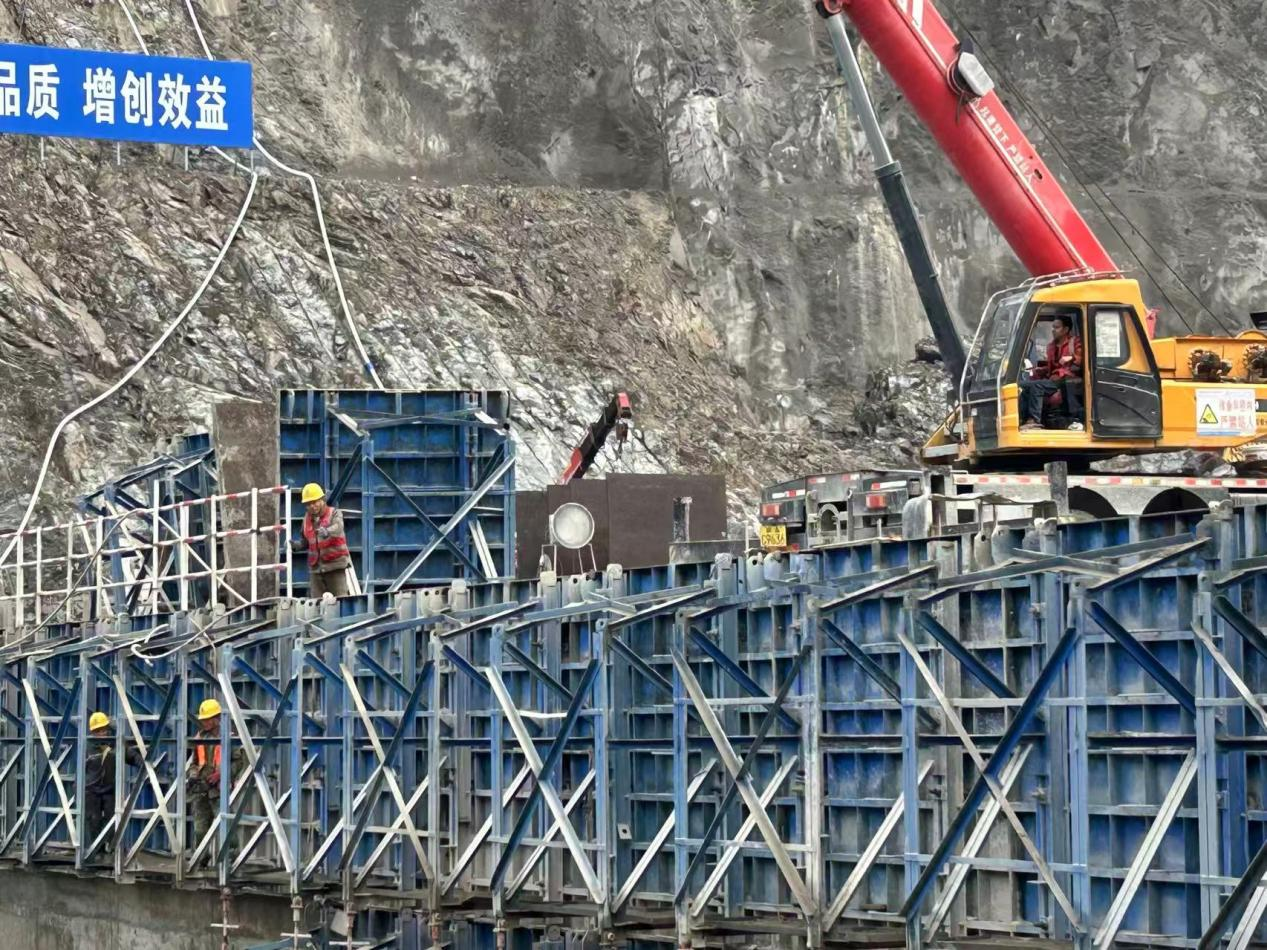 霞浦田螺岗水库施工现场