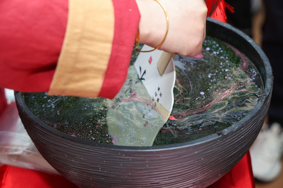 现场体验漂漆创作