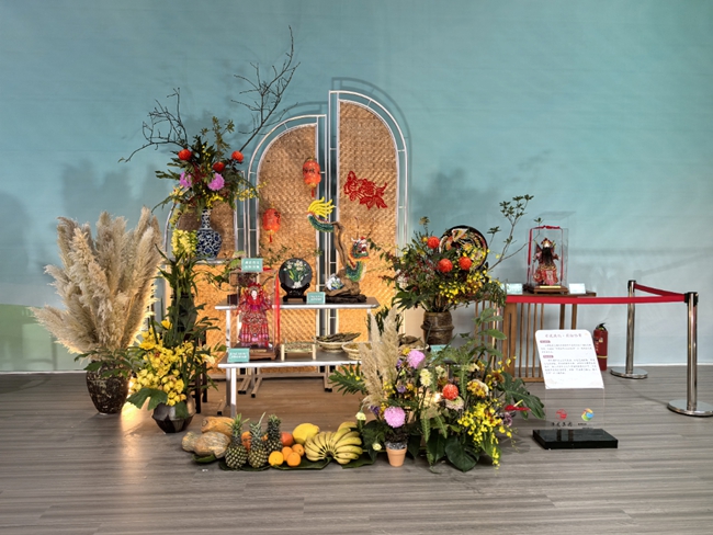 插花艺术与非遗结合