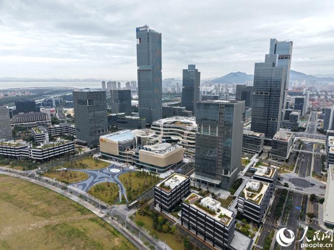位于同安滨海新城的厦门科学城，推动厦门科技创新和产业创新深度融合。人民网记者 陈博摄
