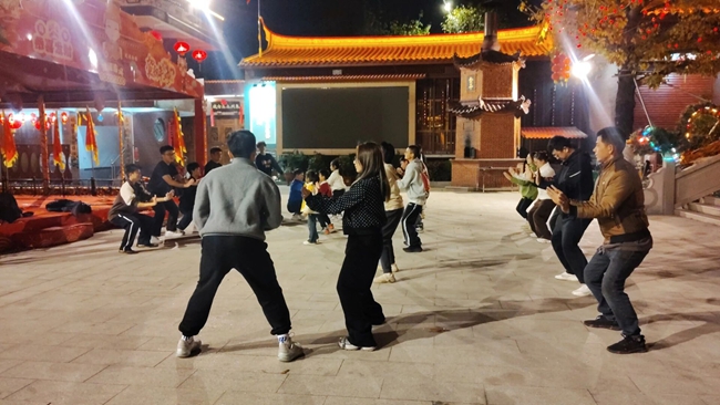 练习霞洲青狮阵