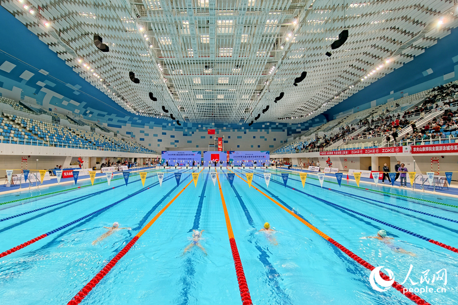 2026年第五届全国游泳城市系列赛（厦门站）活动在厦门奥林匹克体育中心白海豚游泳馆举行。人民网记者 陈博摄