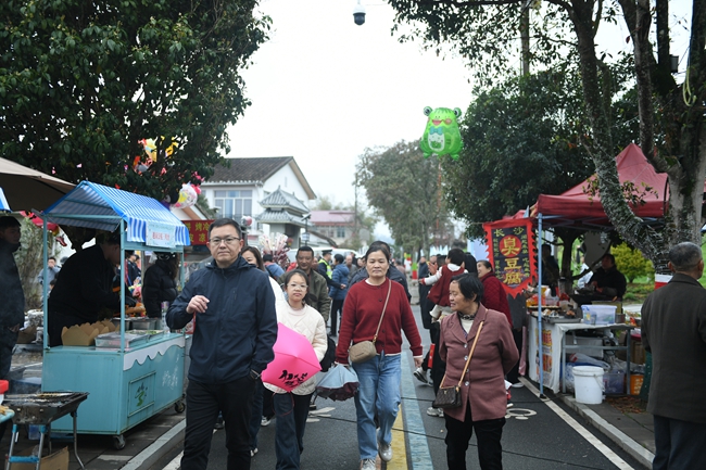 光泽县李坊乡神山梨花季启幕，现场人气满满