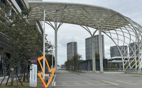 濱海院區急診側邊通道