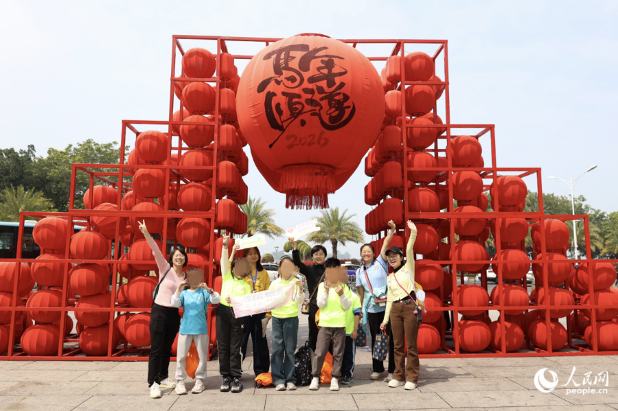 中山路打卡點。人民網記者 陳博攝