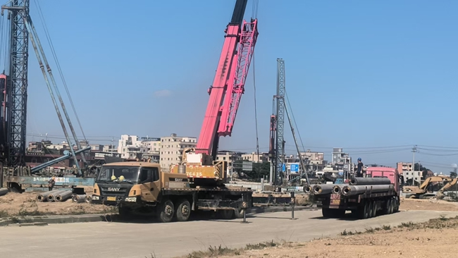 施工現場。泉州台商投資區管理委員會自然資源與規劃建設交通局供圖