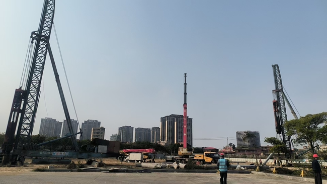 施工現場。泉州台商投資區管理委員會自然資源與規劃建設交通局供圖