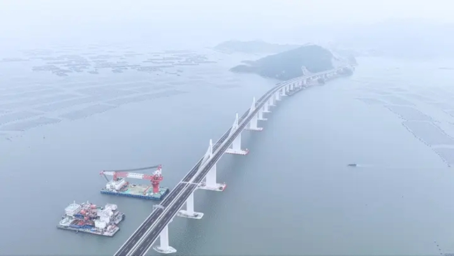 寧德至上饒高速公路霞浦至福安段實現全線通車。陳偉濱攝