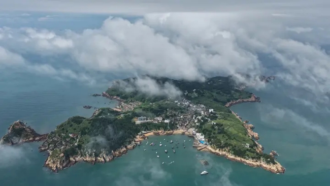 海島鄉“近零碳島”建設核心試點北礵島。葉華明攝