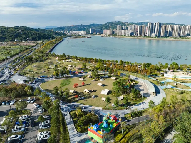 鹿龟山公园。刘超超摄