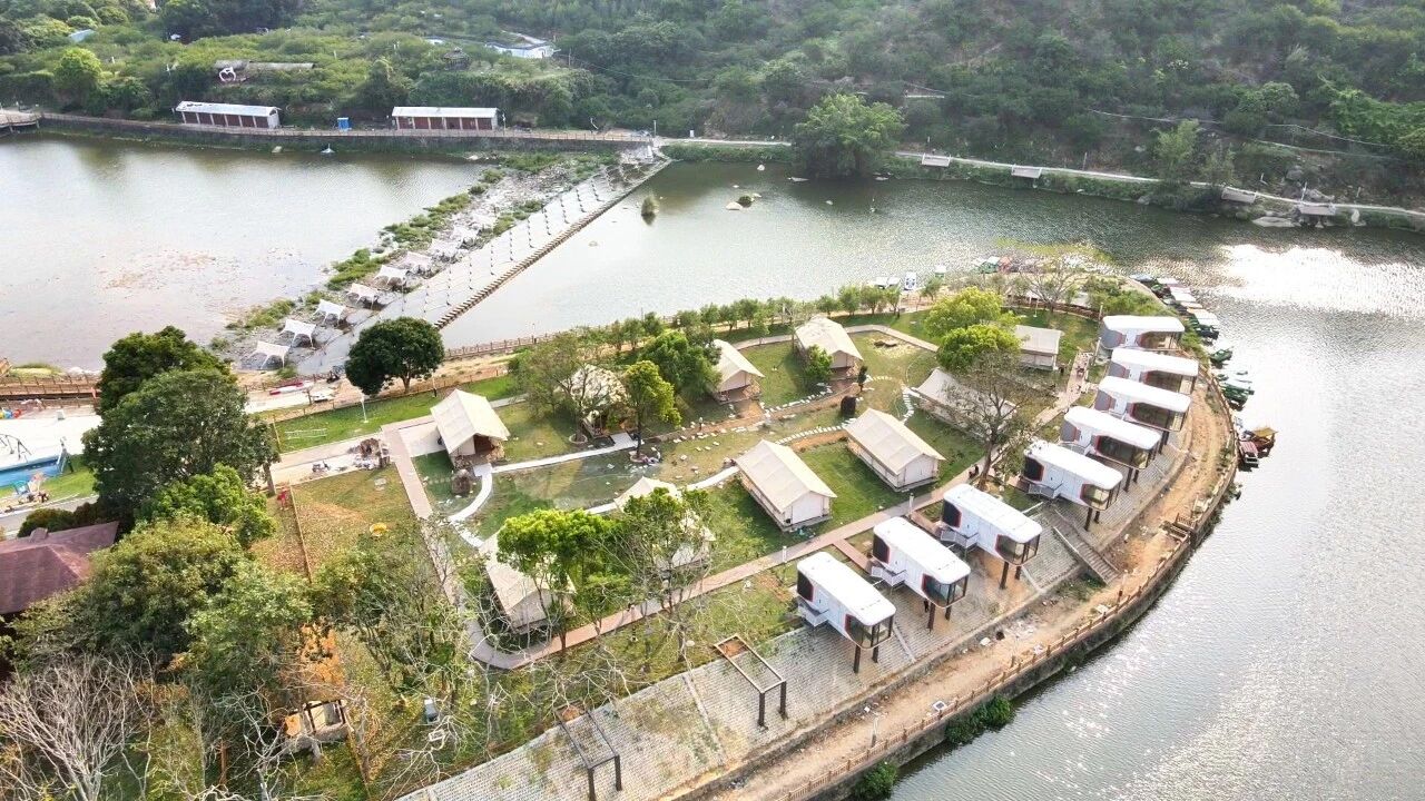 对照国家AA级景区标准，推动梅园提质升级。红星乡供图