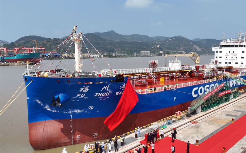 全国首艘商用入级认证低噪声运输船在福建福州交付