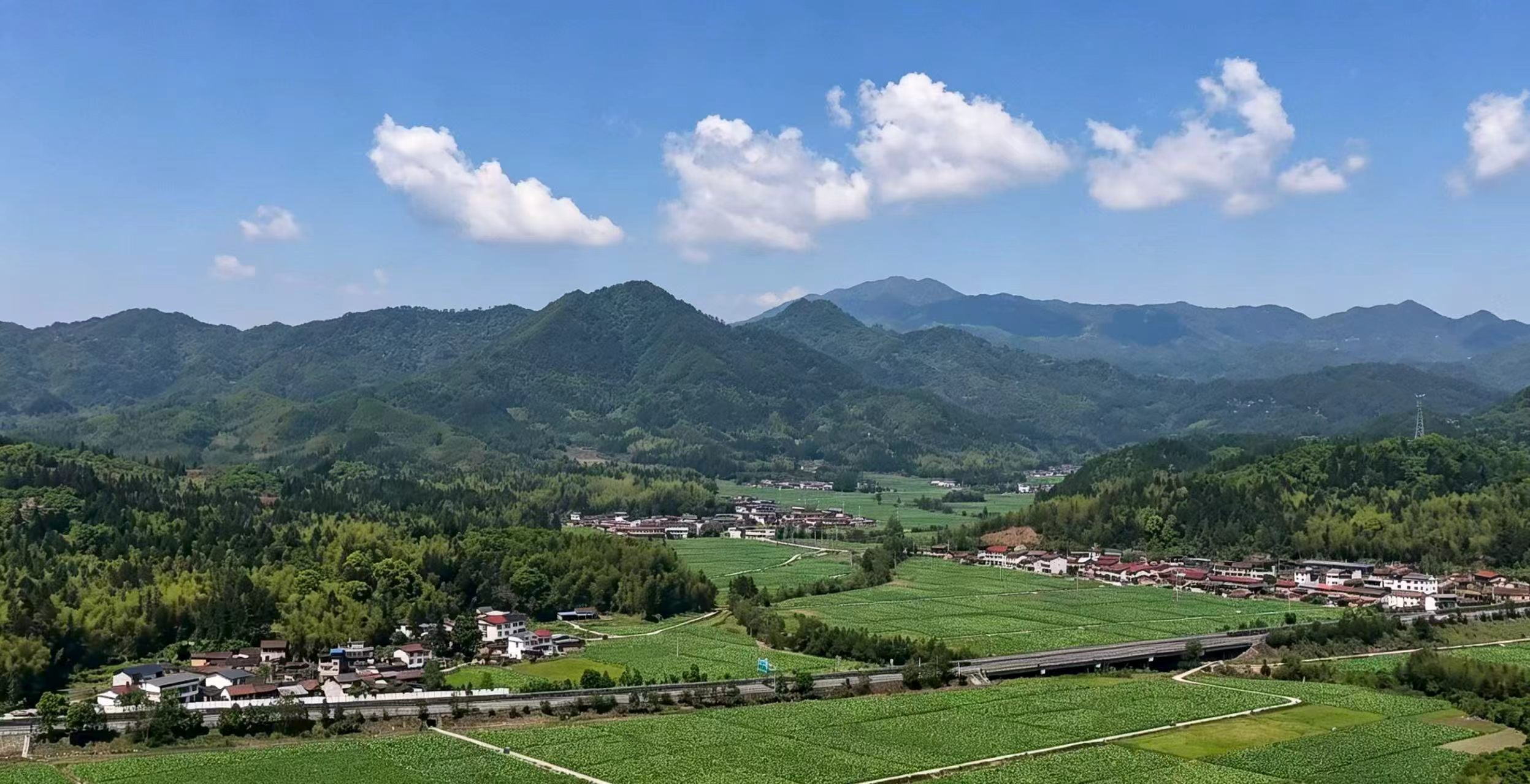 邵武市35千伏肖七線附近航拍圖