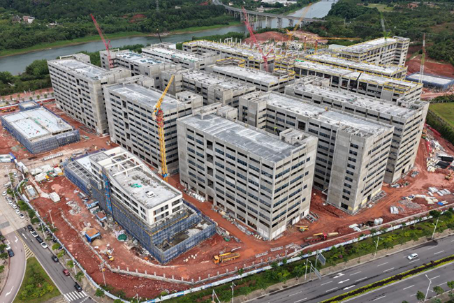 上杭環保科技產業園項目工地