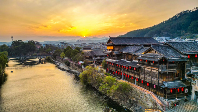 長汀古城。朱芳彬攝