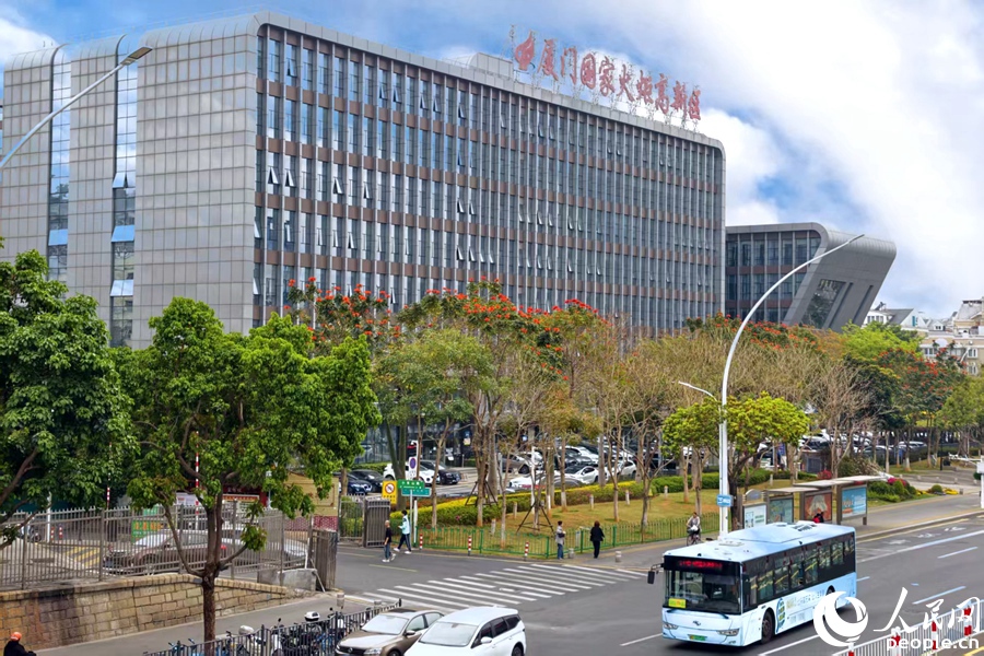 近年來，廈門火炬高新區積極搶抓元宇宙發展機遇，元宇宙產業日漸成為高新區數字經濟發展的重要增長極。人民網記者 陳博攝