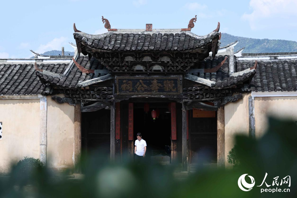 观寿公祠。人民网记者 李昌乾摄