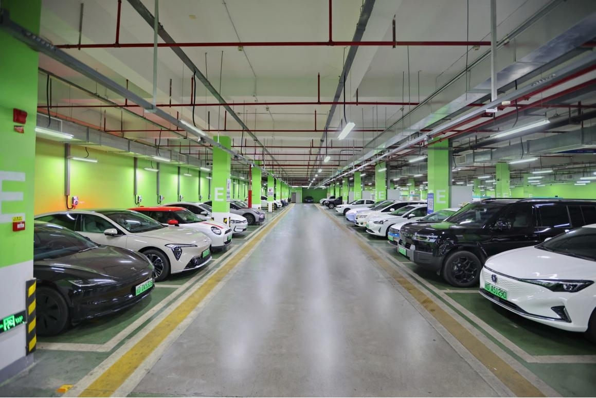 已接入平台的雙十中學枋湖校區公共停車場。廈門市政集團供圖