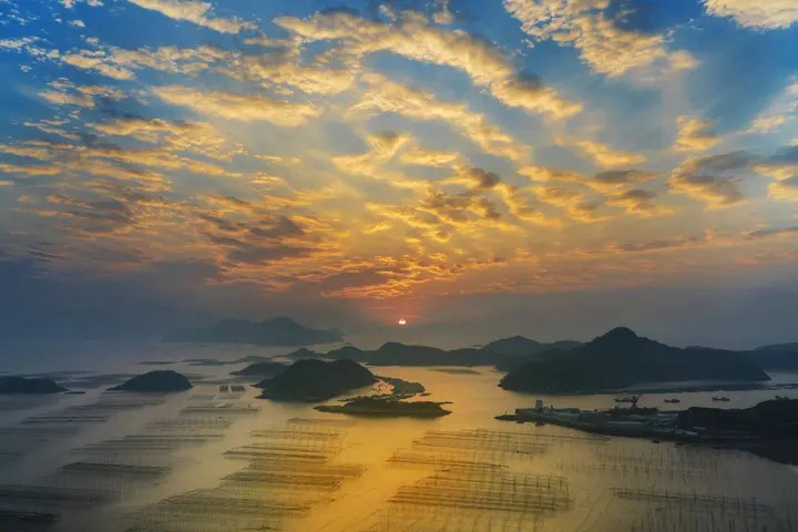 花竹晨曦。鲍林峰摄