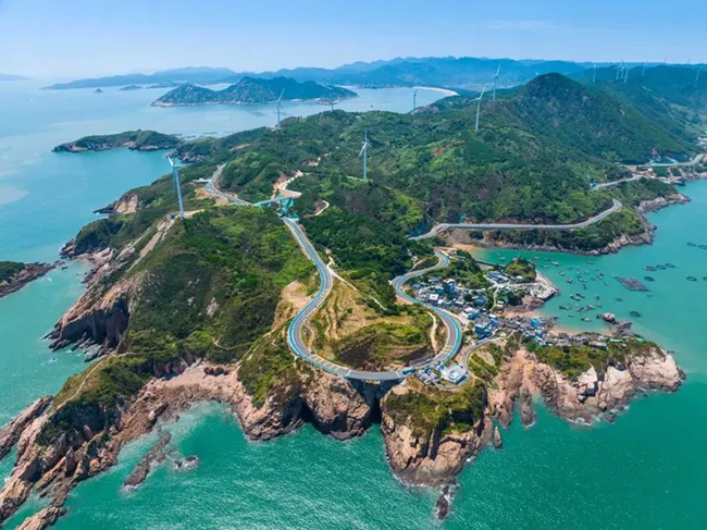 东海1号风景道。郑戈摄