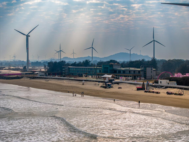 图为农行漳州分行金融支持的漳浦六鳌海上风电二期项目。农行漳州分行供图