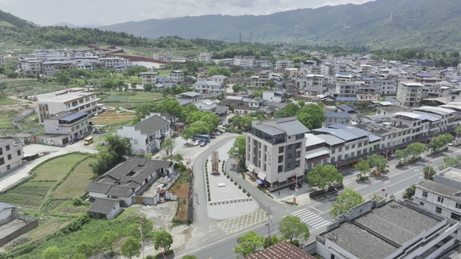 鸟瞰中复村