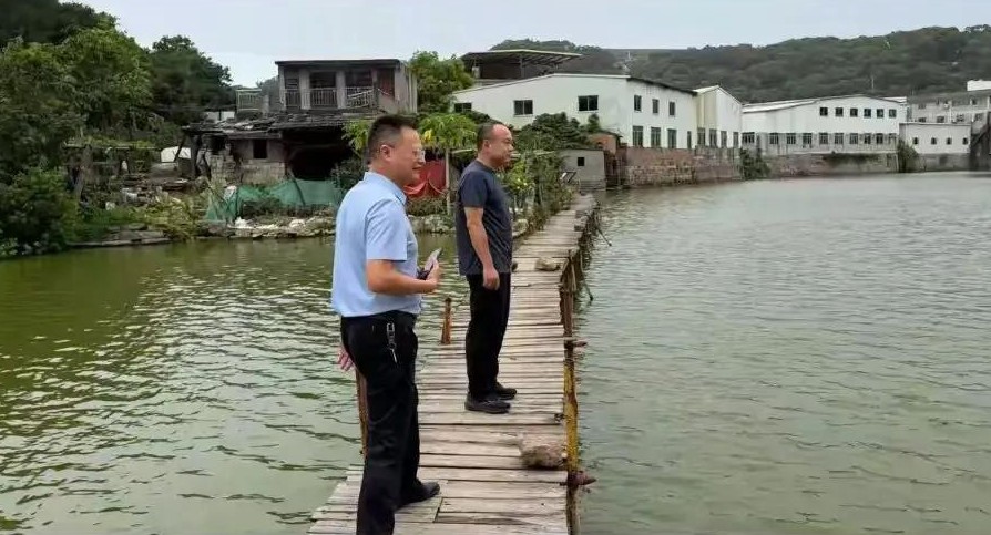 检查组进行实地检查