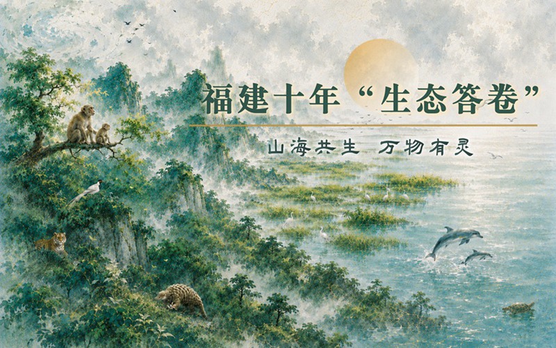福建十年“生态答卷”：山海共生 万物有灵
