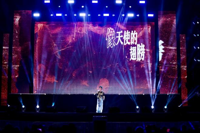 歌手演唱《天使的翅膀》。鼓浪屿管委会供图