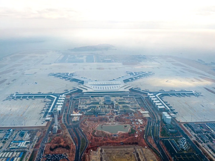 厦门翔安国际机场航站区工程。厦门市住房和建设局供图