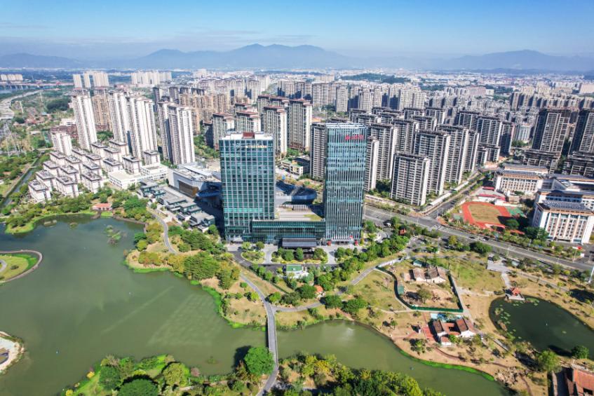 位于芗城区的三宝万达广场。郑文典摄