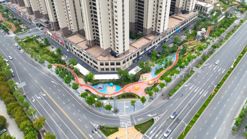 位于长泰区的“口袋公园”。
