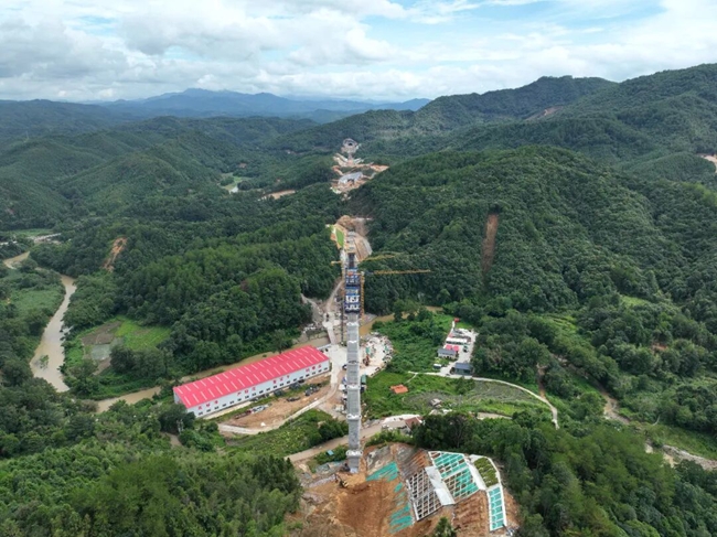 施工现场。武平县融媒体中心供图