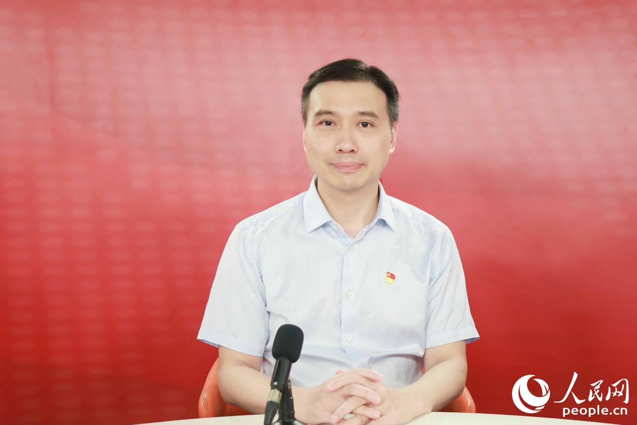 陈誉接受人民网专访。人民网记者 陈永整摄