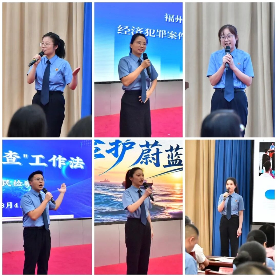 活动现场，选手分享案例