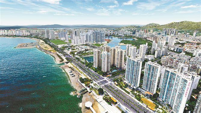 厦门市实景三维成果展示（局部）。厦门市资源规划局供图
