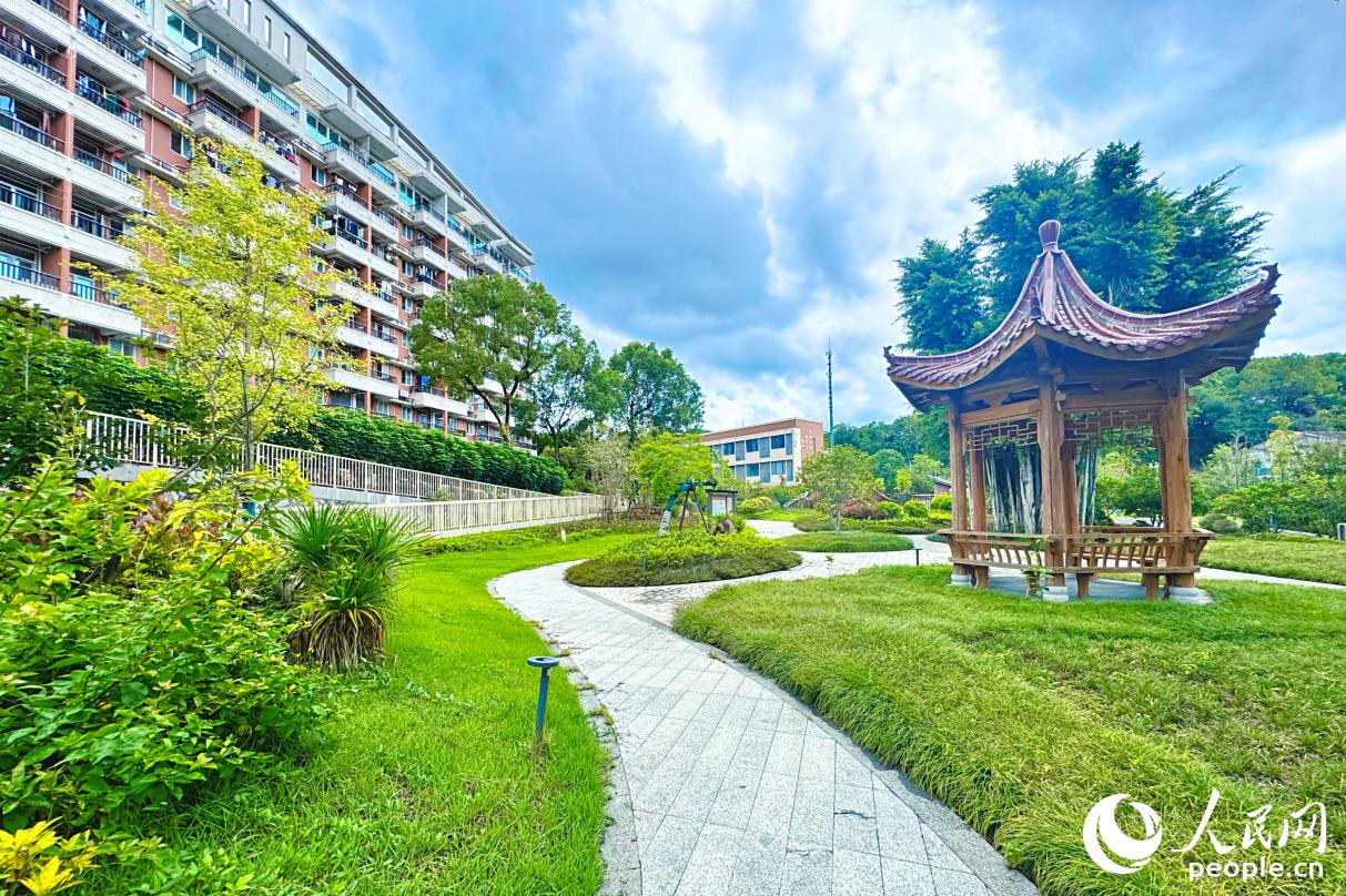 焕然一新的福州市社会福利院。人民网记者 李唯一摄